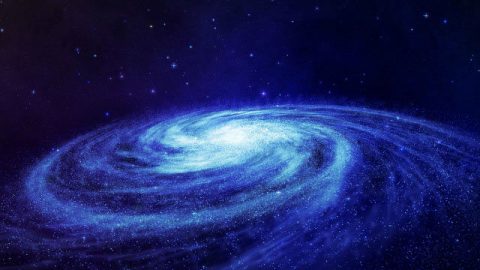 Céu estrelado cósmico