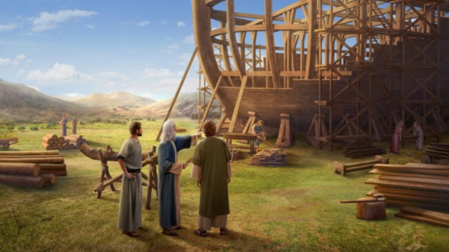Deus pretende destruir o mundo com um dilúvio e instrui Noé a construir uma arca