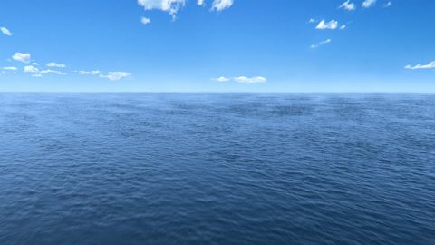 (Gênesis 1: 6-7). Ar e água