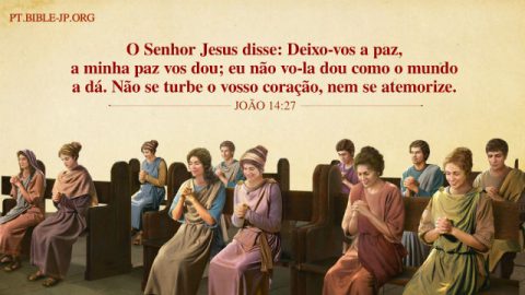 O Senhor Jesus disse: “Deixo-vos a paz, a minha paz vos dou; eu não vo-la dou como o mundo a dá. Não se turbe o vosso coração, nem se atemorize” (João 14:27)