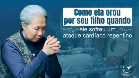 Como ela orou por seu filho quando ele sofreu um ataque cardíaco repentino