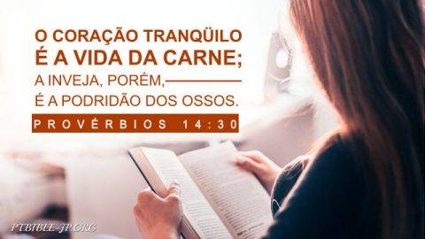 Inveja na Bíblia: O coração tranqüilo é a vida da carne; a inveja, porém, é a podridão dos ossos. (Provérbios 14:30)