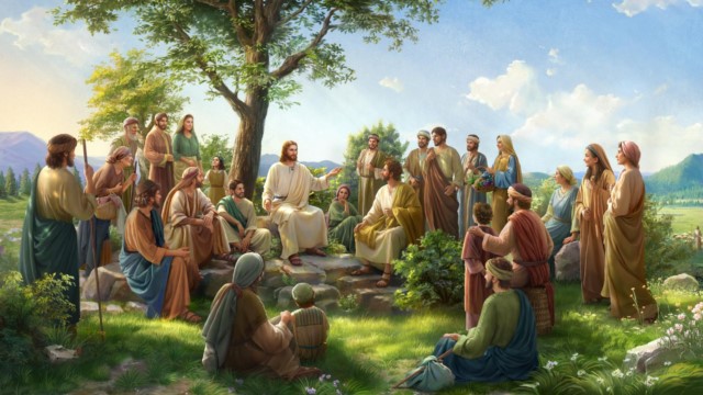 O Sermão da Montanha, as parábolas do Senhor Jesus, os mandamentos