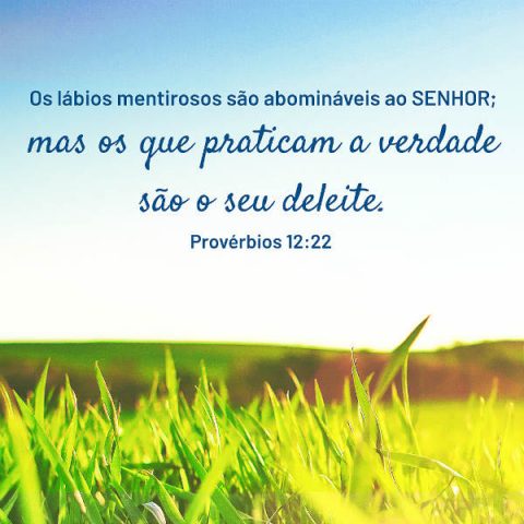 provérbios 12 22