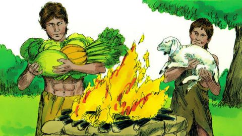 história de caim e abel na bíblia