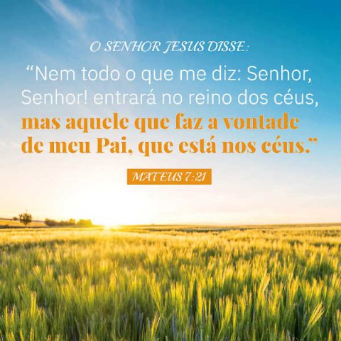 Mateus 7:21 estudo