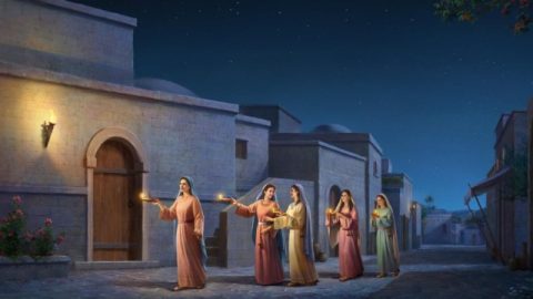 8. Nós cremos que a preparação do óleo pelas virgens sábias se refira a ser constante na oração, na leitura das Escrituras e na participação em assembleias, a trabalhar diligentemente para o Senhor e aguardar vigilantemente a volta do Senhor. Isso é o que significa ser uma virgem sábia e, quando o Senhor voltar, nós acolheremos o noivo e participaremos das bodas do Cordeiro.
